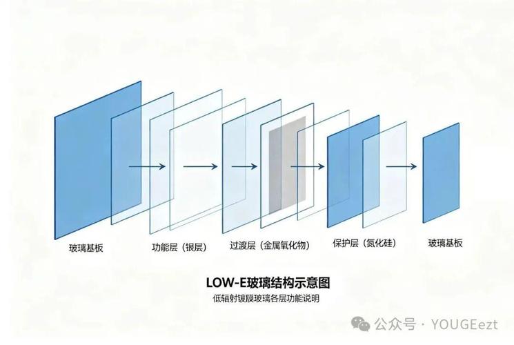 low-e玻璃结构示意图#05幕墙工程技术越来越成熟产业园办公楼大量采用